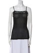 Helmut Lang Square Neckline Sleeveless Top