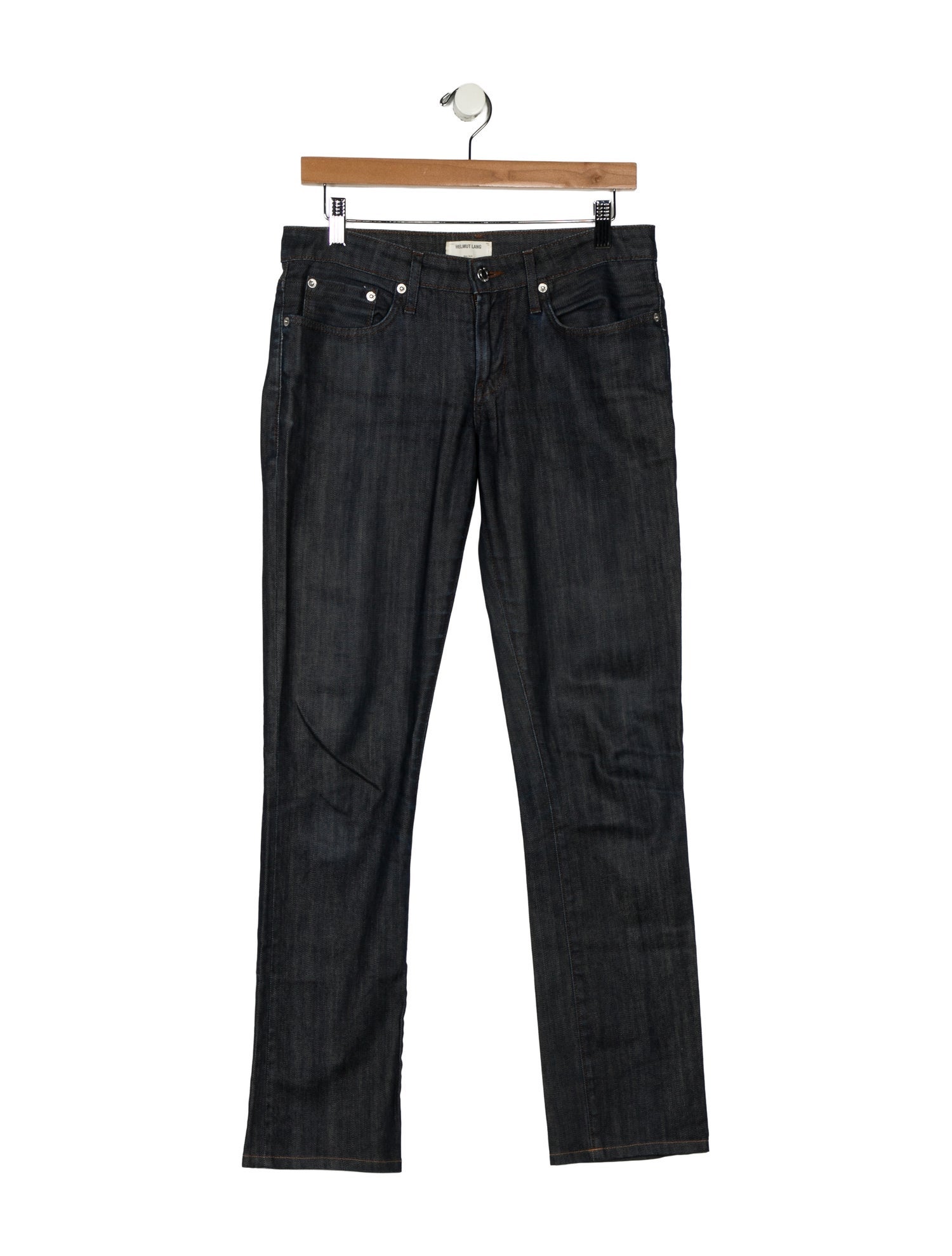 Helmut Lang Mid-Rise Straight Leg Jeans