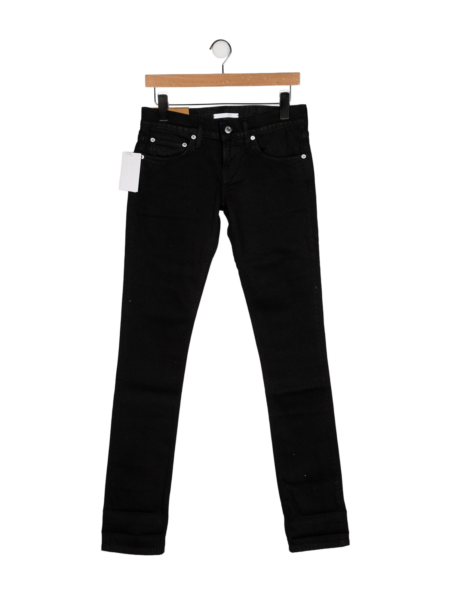 Helmut Lang Low-Rise Straight Leg Jeans