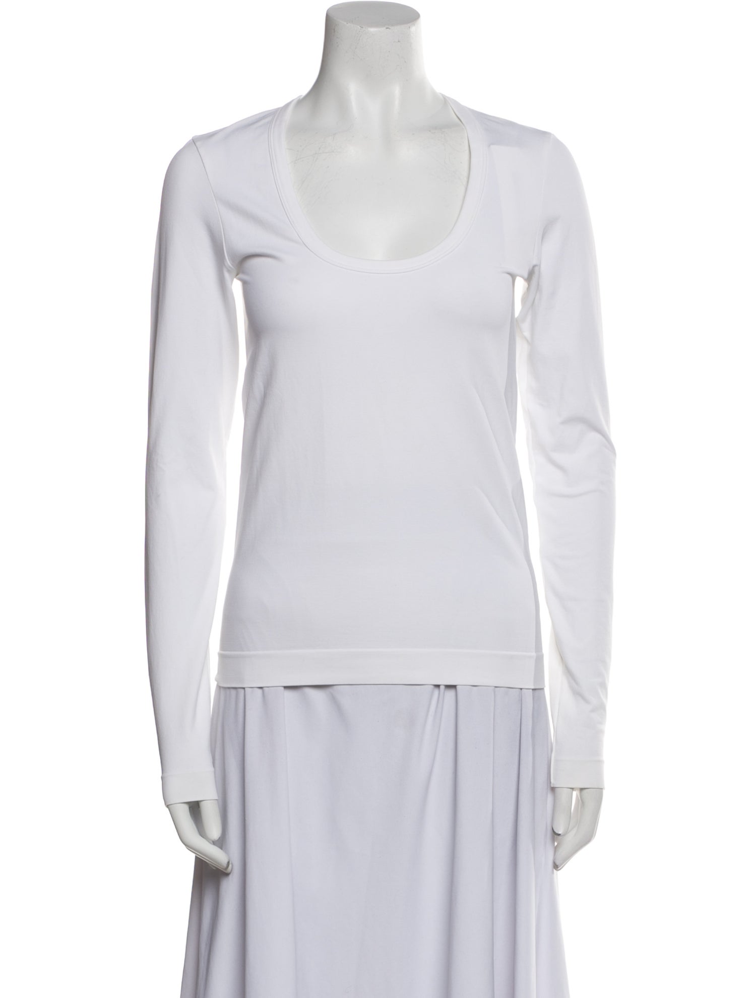 Helmut Lang Nylon Scoop Neck Tank Top