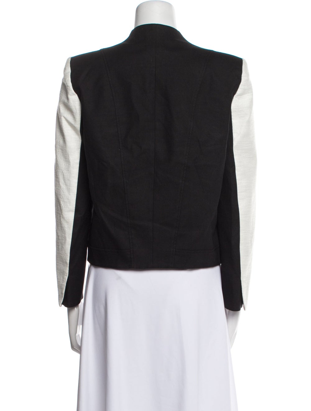 Helmut Lang Jacket Black Colorblock Pattern Colla… - image 3