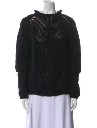 Helmut Lang Mock Neck Sweater