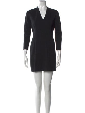 Helmut Lang V-Neck Mini Dress