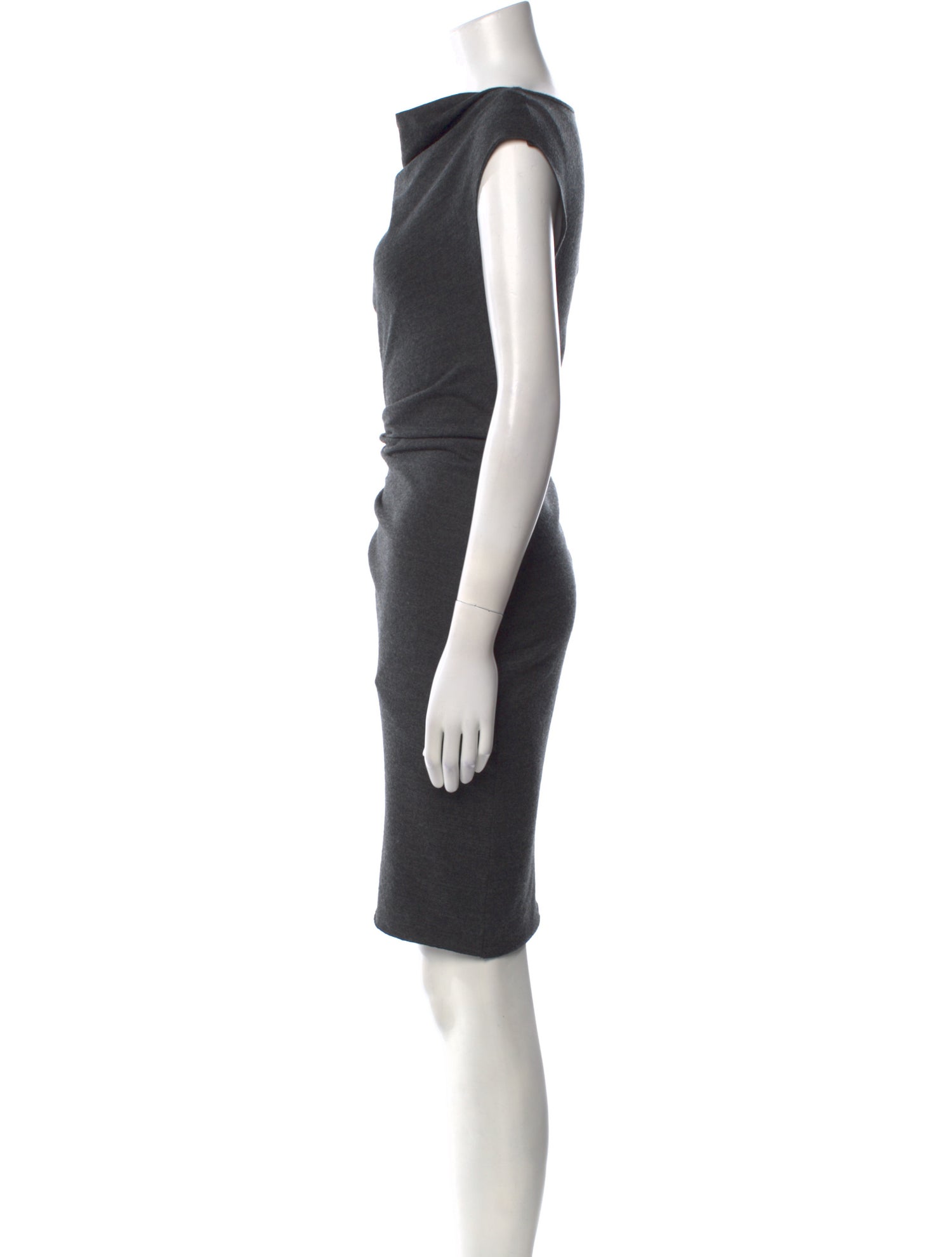 Helmut Lang Wool Knee-Length Dress