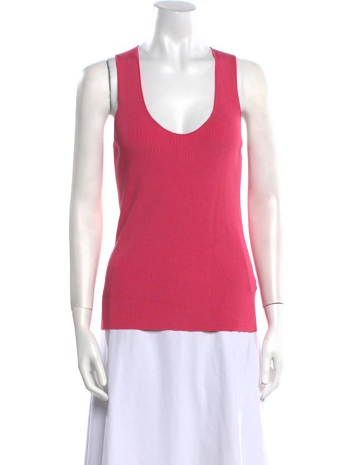 Helmut Lang Nylon Scoop Neck Top