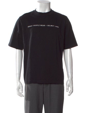 Helmut Lang Graphic Print Crew Neck T-Shirt