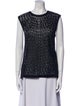 Helmut Lang Printed Crew Neck Top