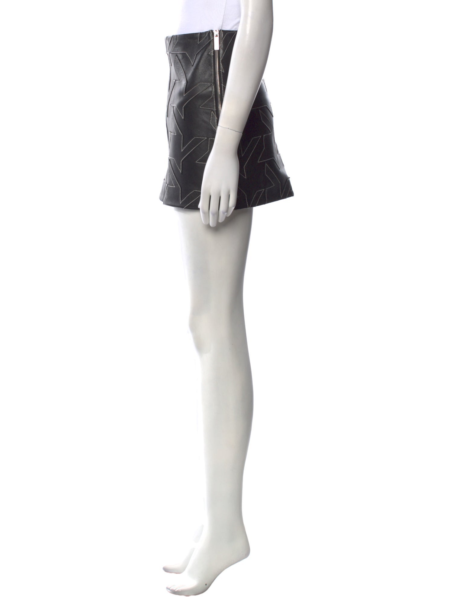 Helmut Lang Leather Mini Skirt