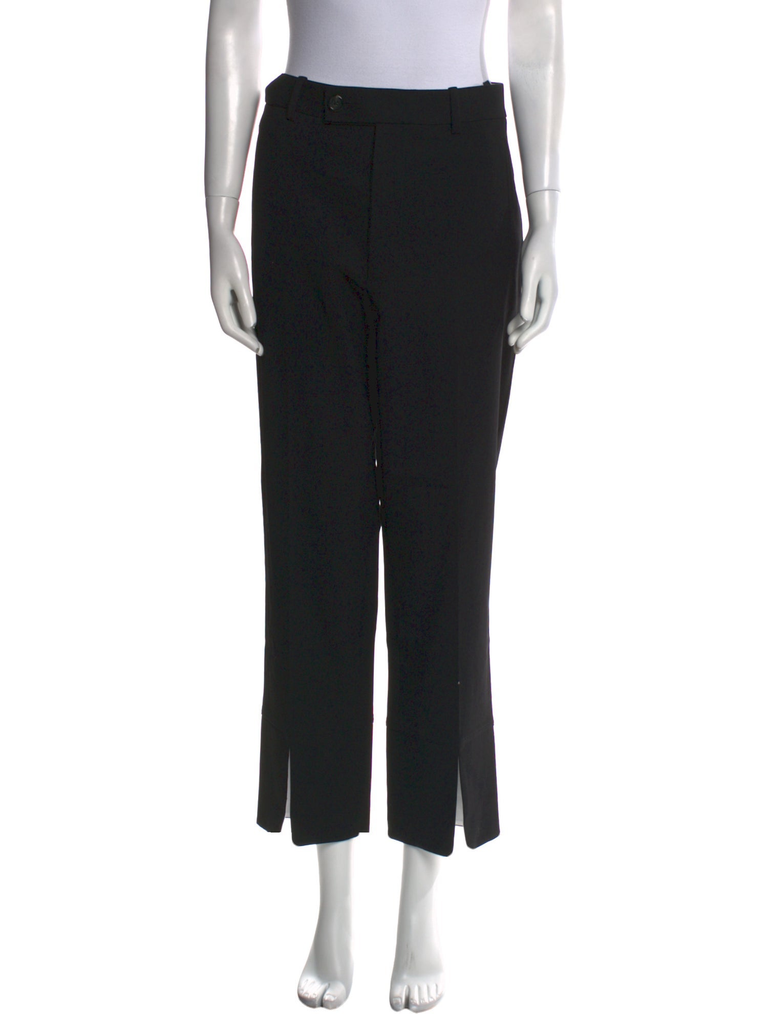 Helmut Lang Virgin Wool Straight Leg Pants