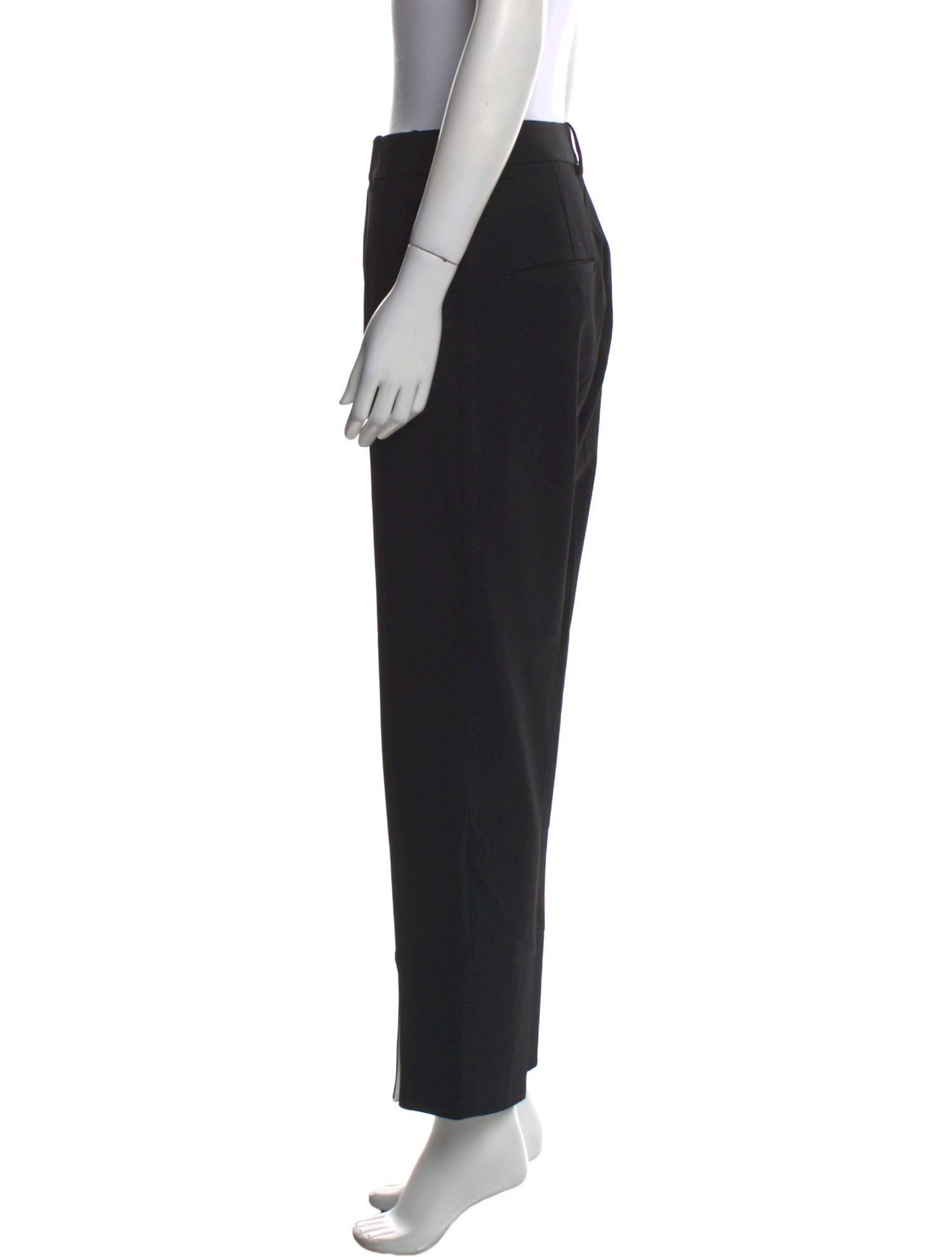 Helmut Lang Virgin Wool Straight Leg Pants