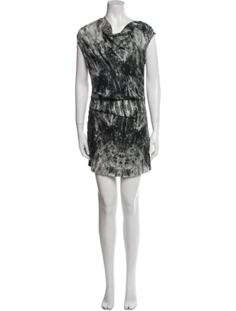 Helmut Lang Printed Mini Dress