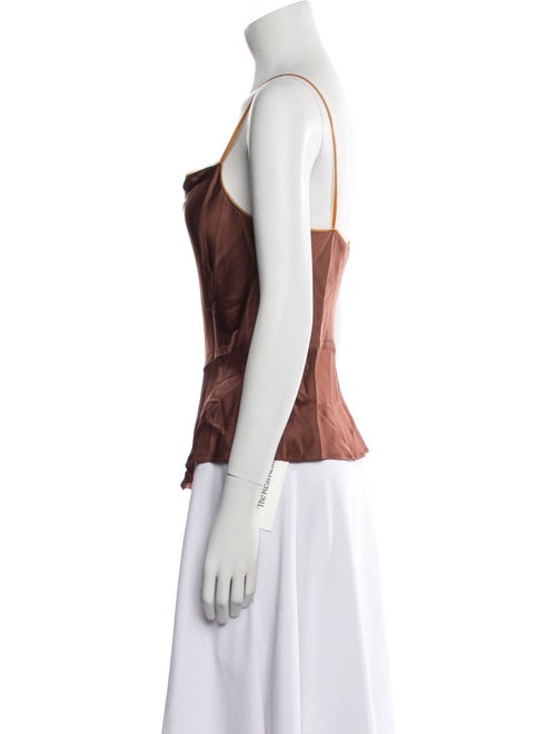 Helmut Lang Square Neckline Sleeveless Top