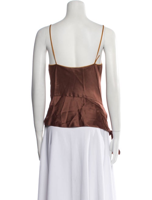 Helmut Lang Square Neckline Sleeveless Top