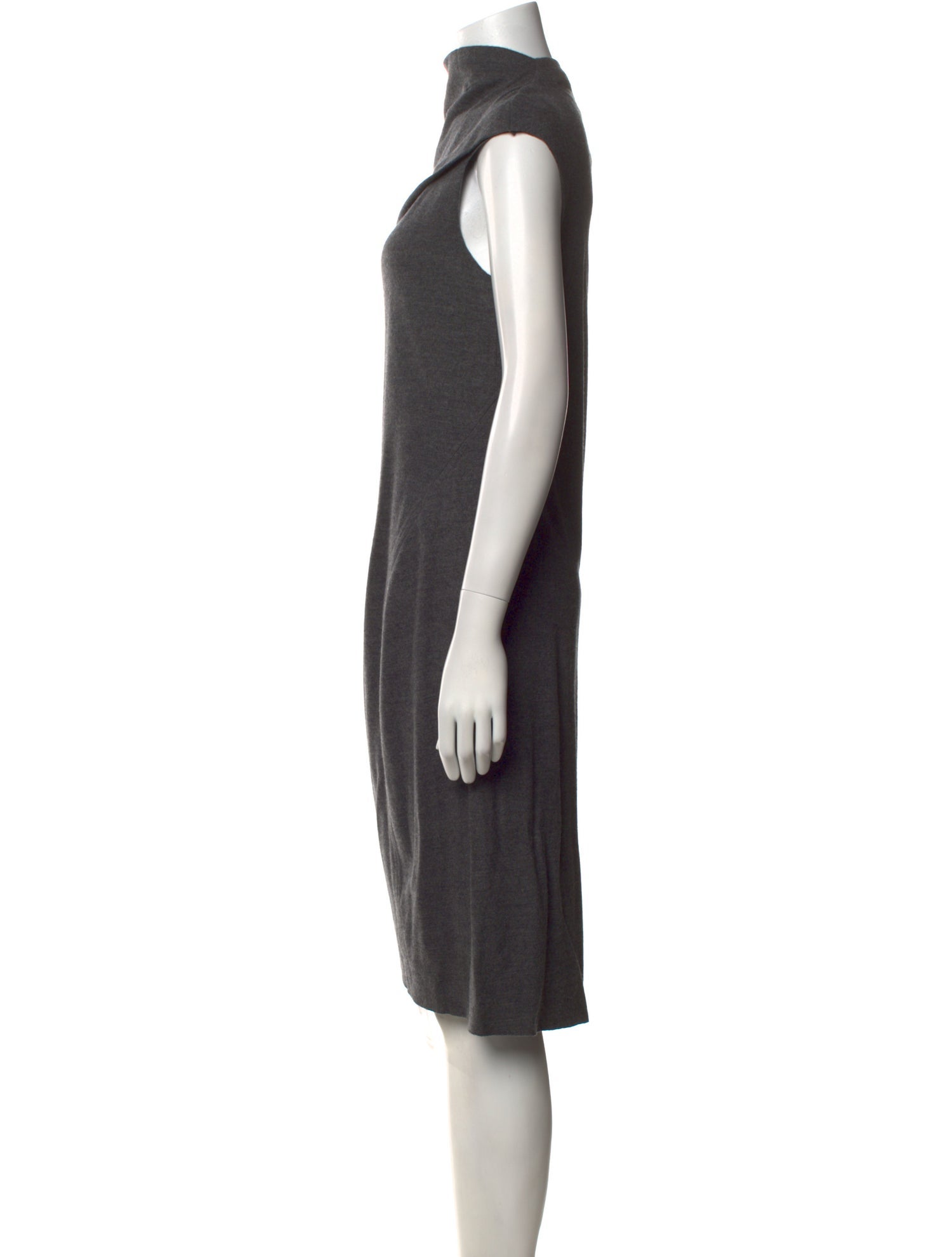 Helmut Lang Wool Midi Length Dress