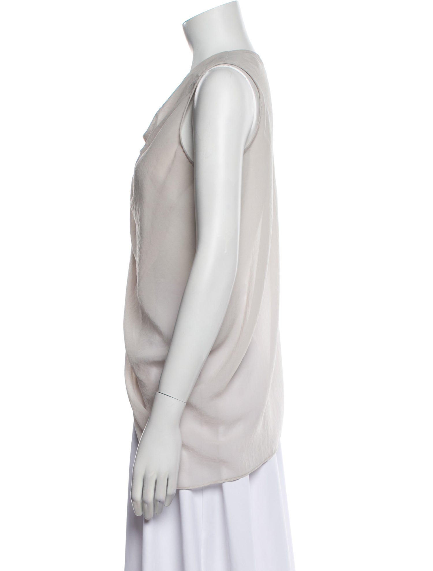 Helmut Lang Cowl Neck Sleeveless Top
