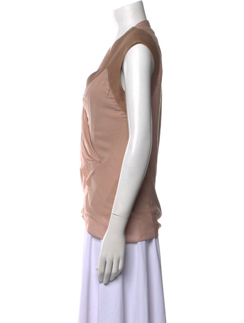 Helmut Lang Cowl Neck Sleeveless Blouse