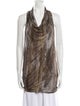 Helmut Lang Cowl Neck Sleeveless Tunic