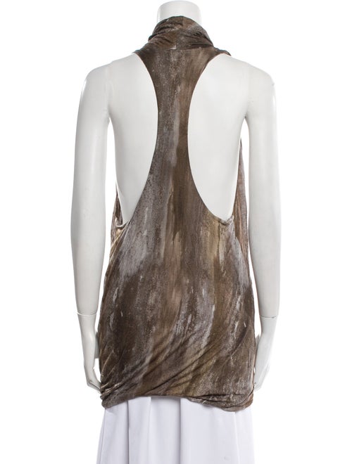 Helmut Lang Cowl Neck Sleeveless Tunic