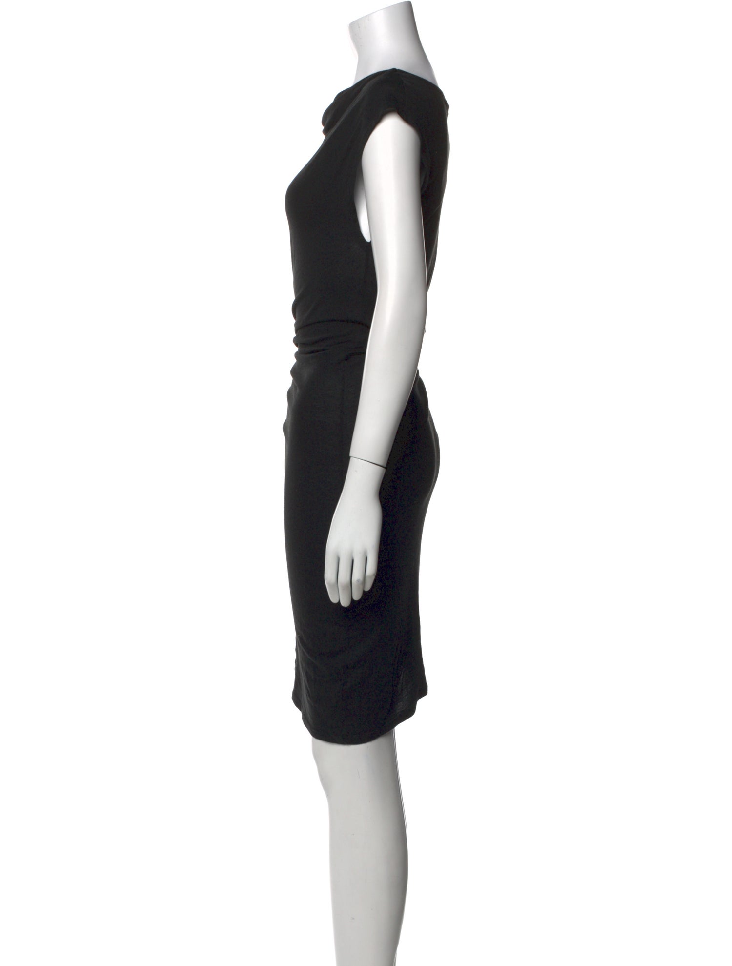 Helmut Lang Cowl Neck Mini Dress