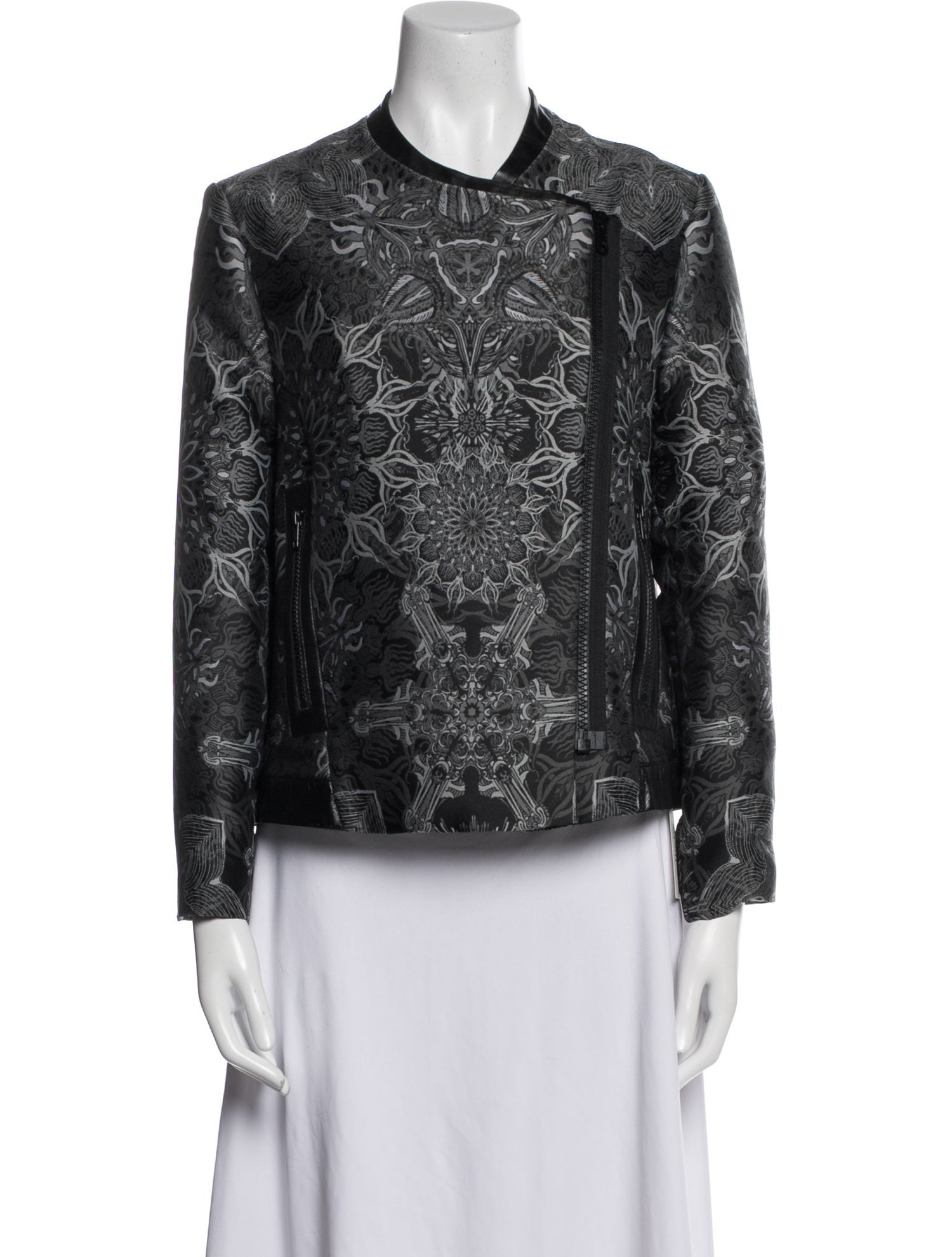 Helmut Lang Tweed Pattern Evening Jacket