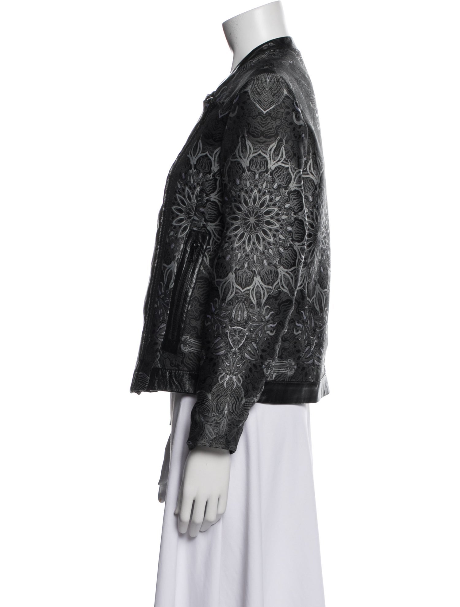 Helmut Lang Tweed Pattern Evening Jacket