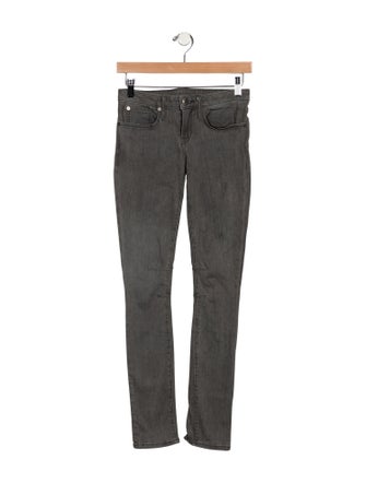 Helmut Lang Low-Rise Skinny Leg Jeans