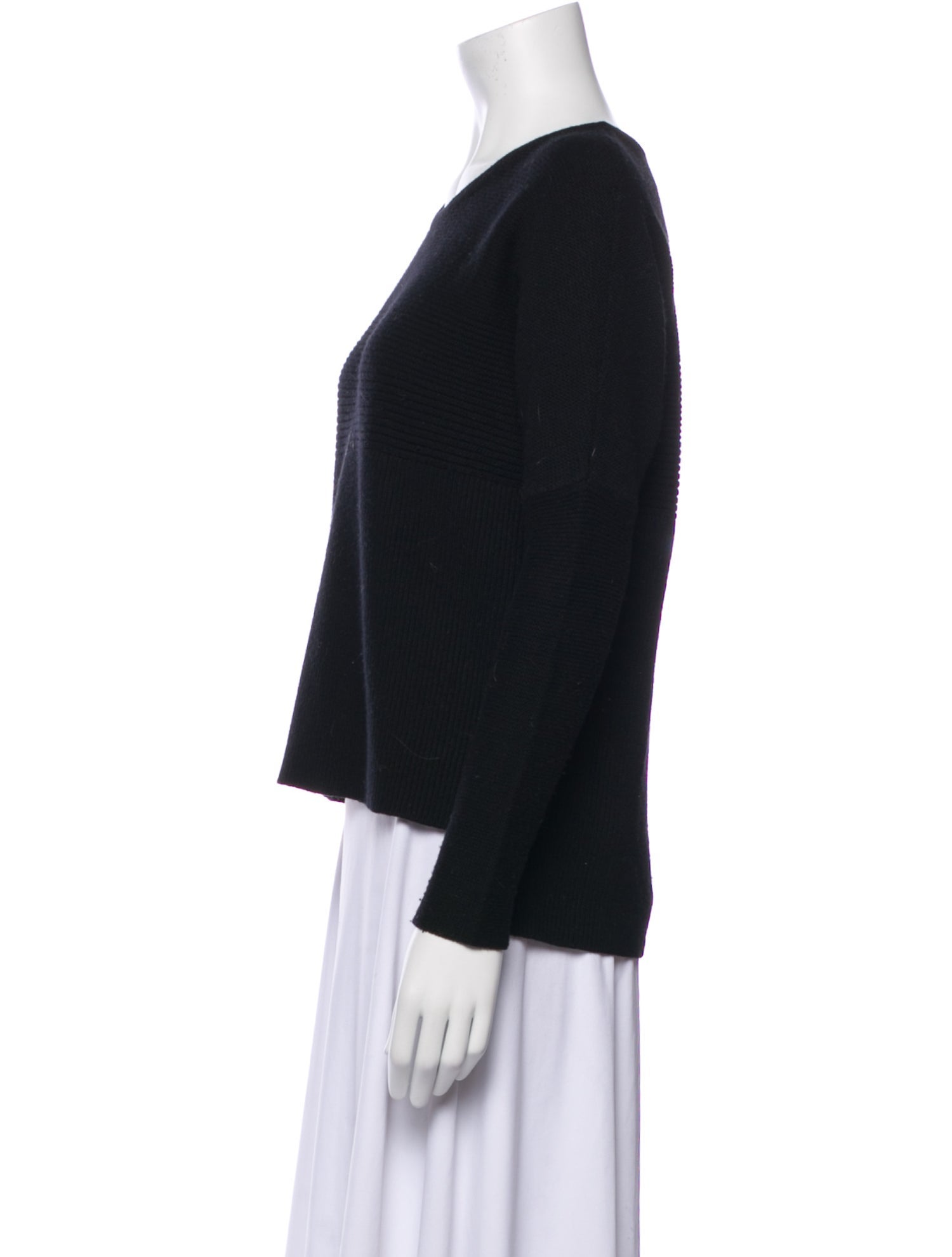 Helmut Lang Scoop Neck Long Sleeve Sweatshirt