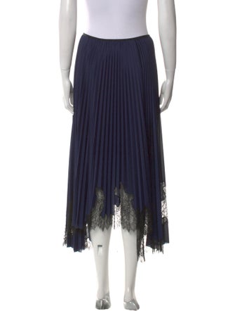 Helmut Lang Striped Midi Length Skirt