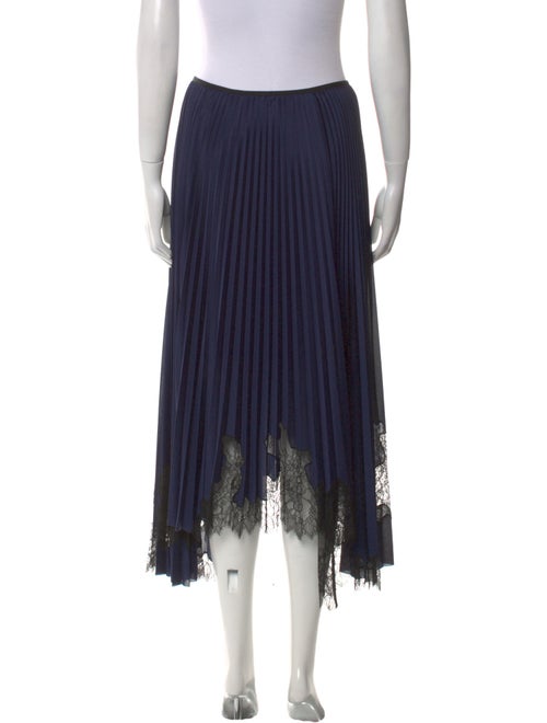 Helmut Lang Striped Midi Length Skirt