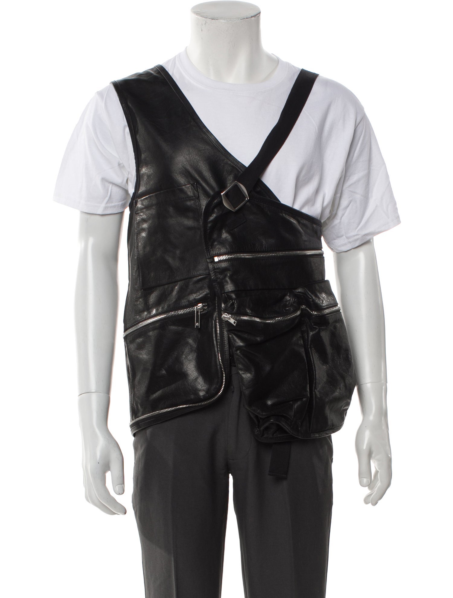 Helmut Lang Utility Cow Leather Vest