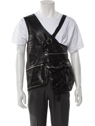 Helmut Lang Utility Cow Leather Vest