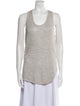 Helmut Lang Silk Scoop Neck Top