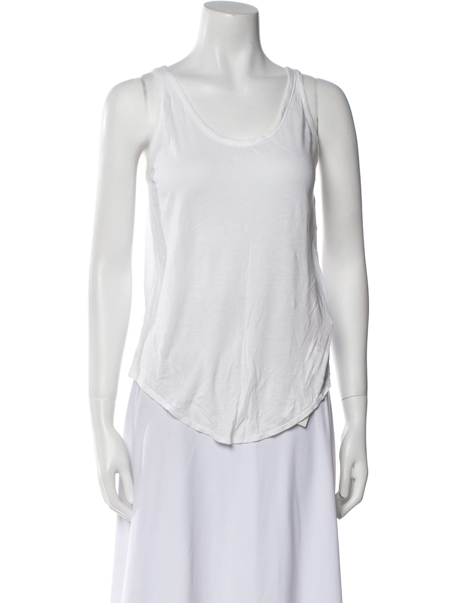 Helmut Lang Scoop Neck Sleeveless Top