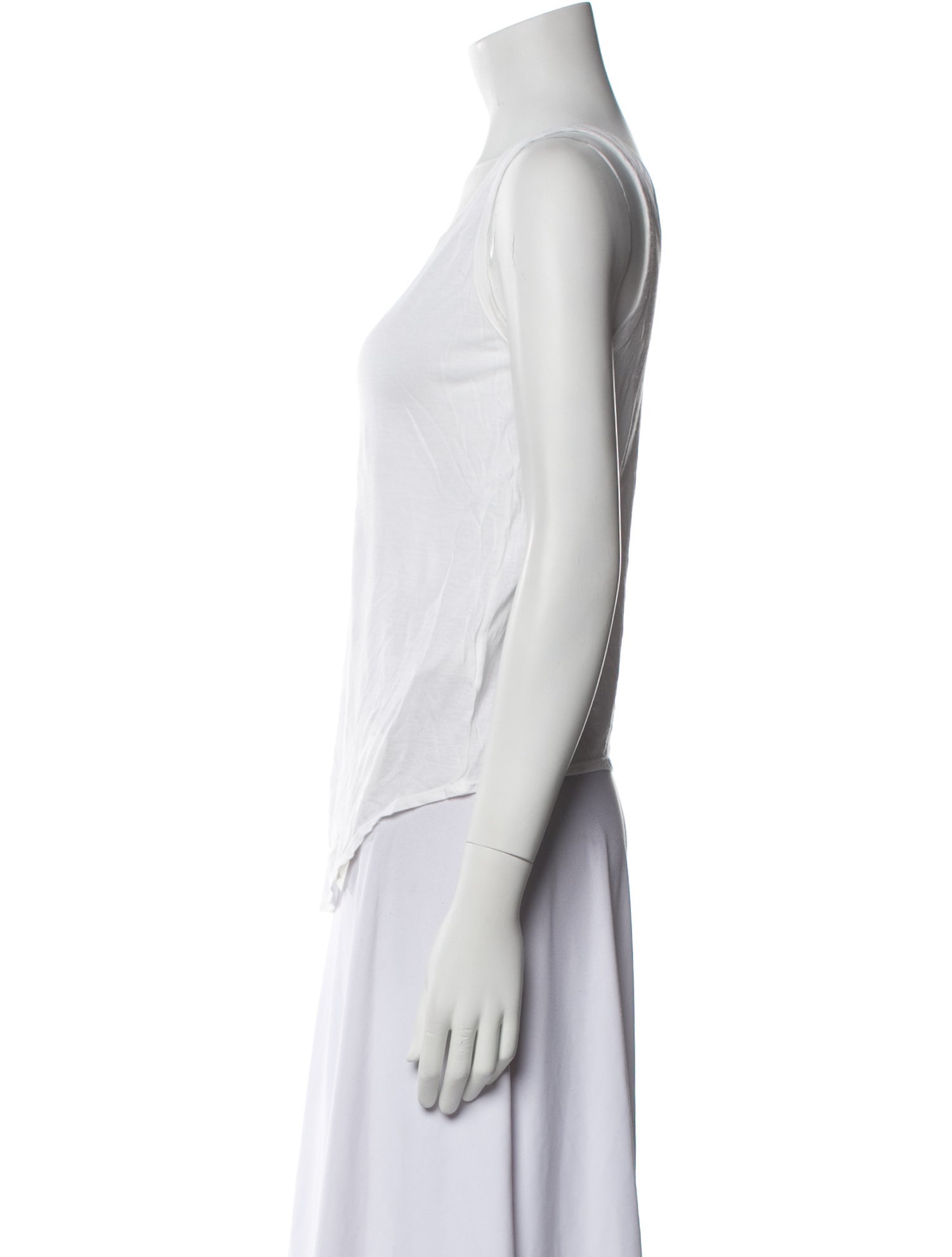 Helmut Lang Scoop Neck Sleeveless Top