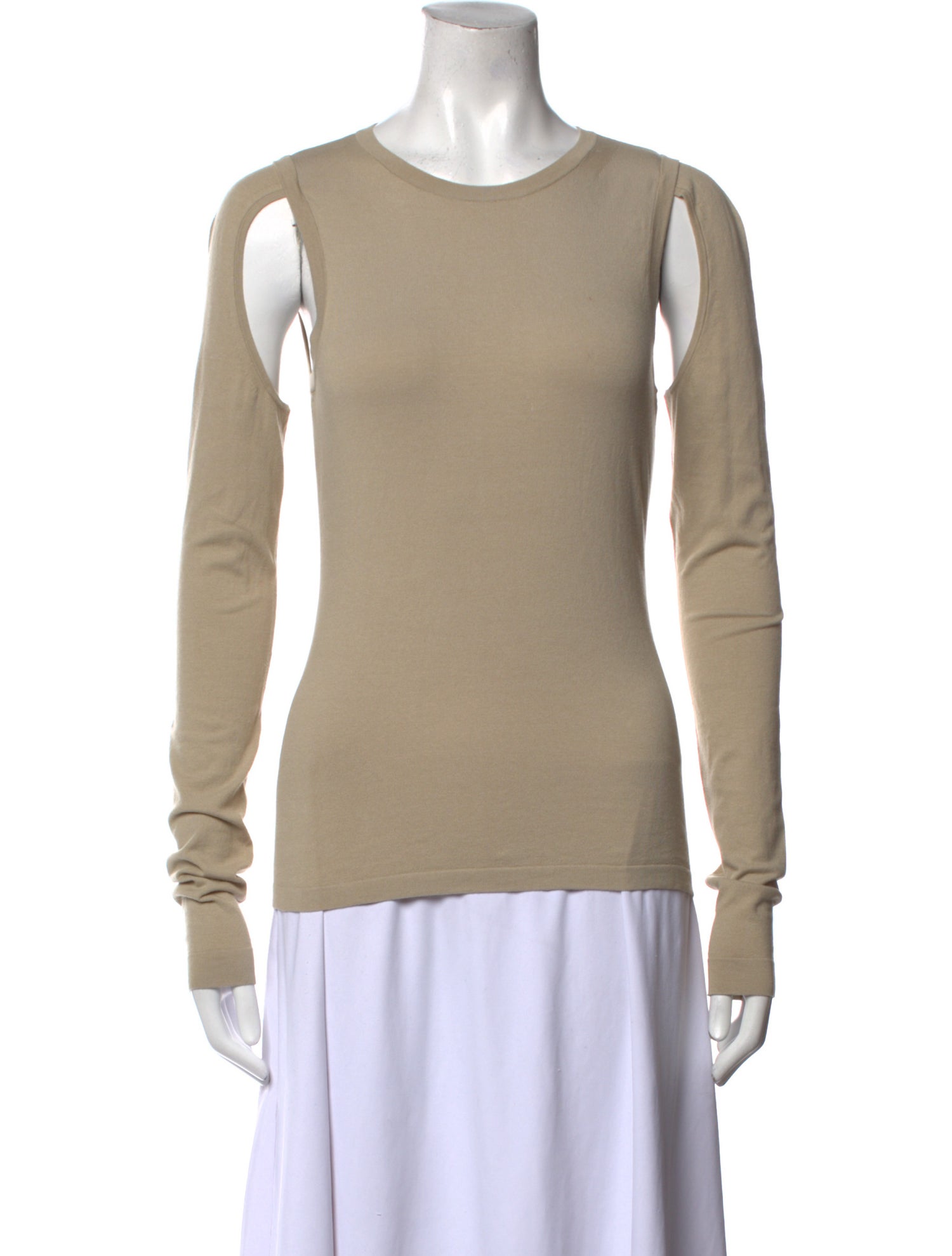 Helmut Lang Scoop Neck Long Sleeve Top w/ Tags