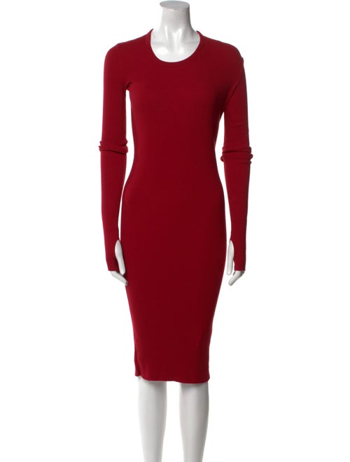Helmut Lang Crew Neck Knee-Length Dress