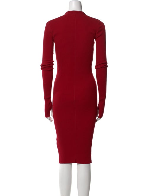 Helmut Lang Crew Neck Knee-Length Dress