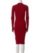 Helmut Lang Crew Neck Knee-Length Dress