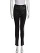Helmut Lang Leather Skinny Leg Pants