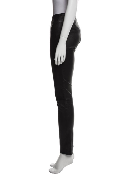 Helmut Lang Leather Skinny Leg Pants