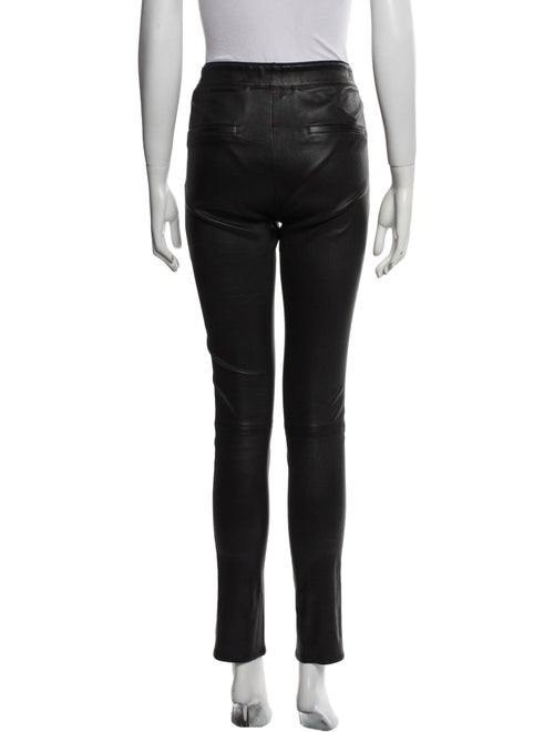 Helmut Lang Leather Skinny Leg Pants