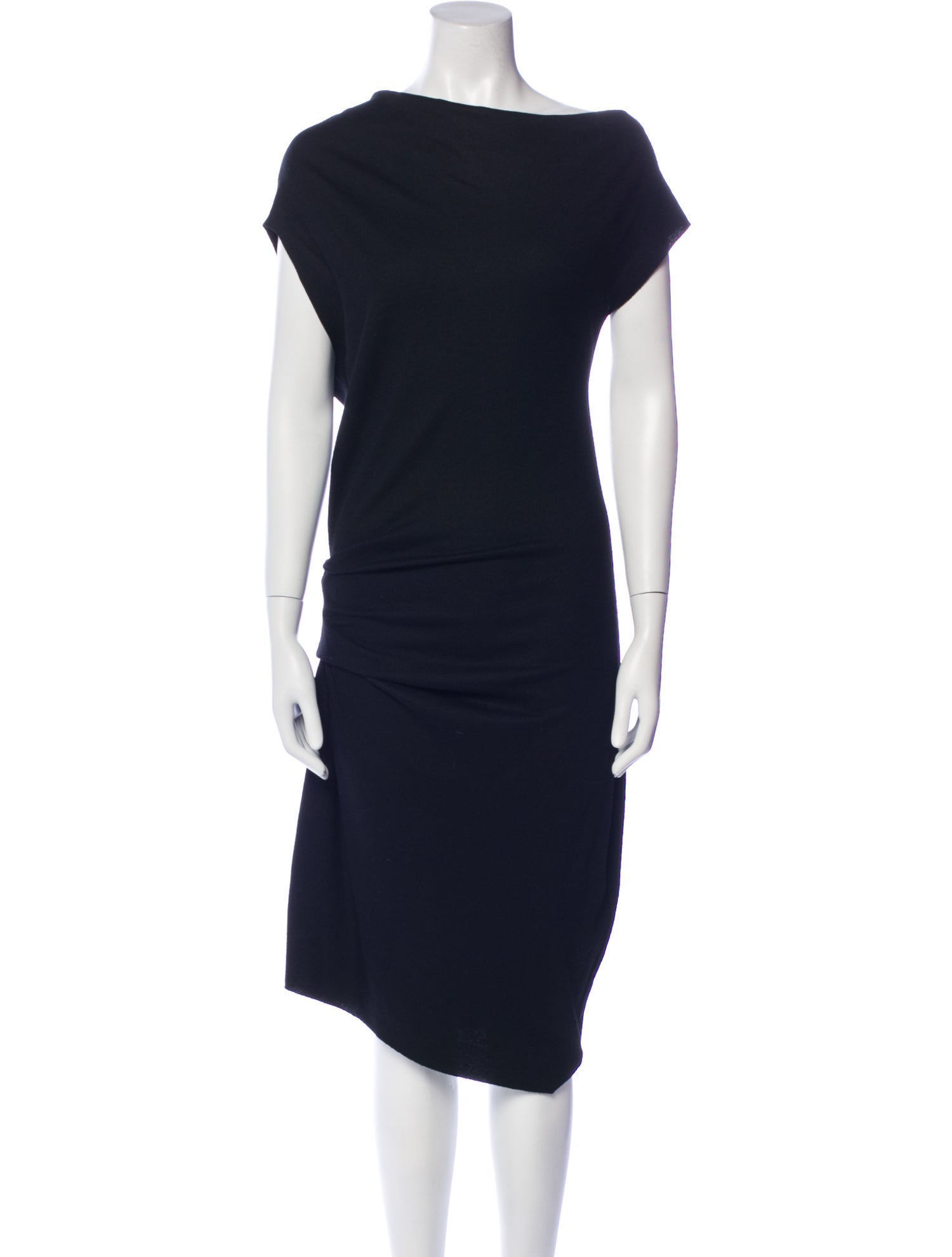 Helmut Lang Wool Midi Length Dress