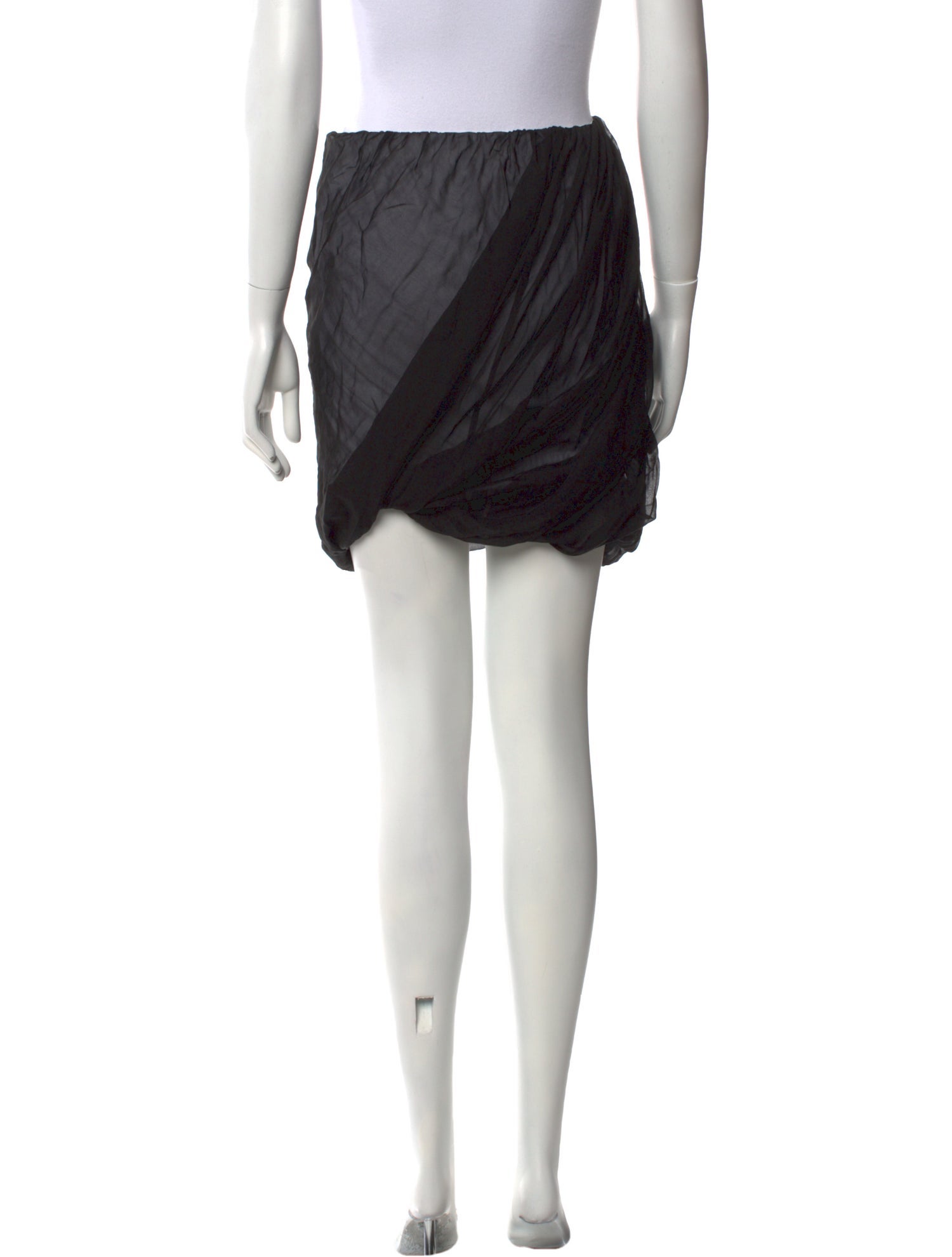 Helmut Lang Silk Mini Skirt