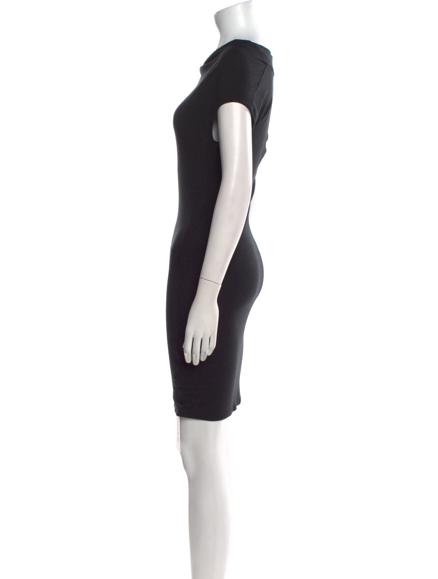 Helmut Lang Cowl Neck Mini Dress