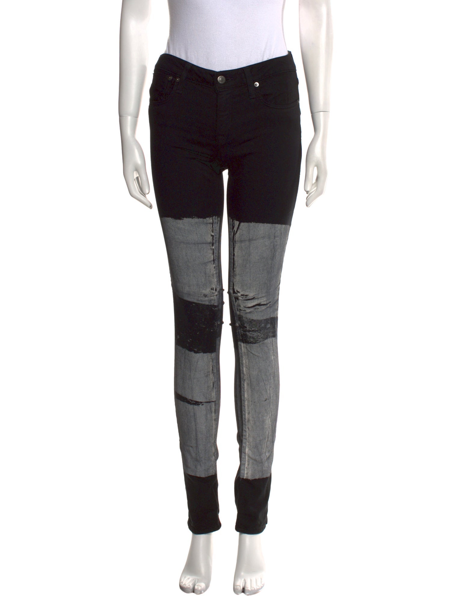 Helmut Lang Low-Rise Skinny Leg Jeans