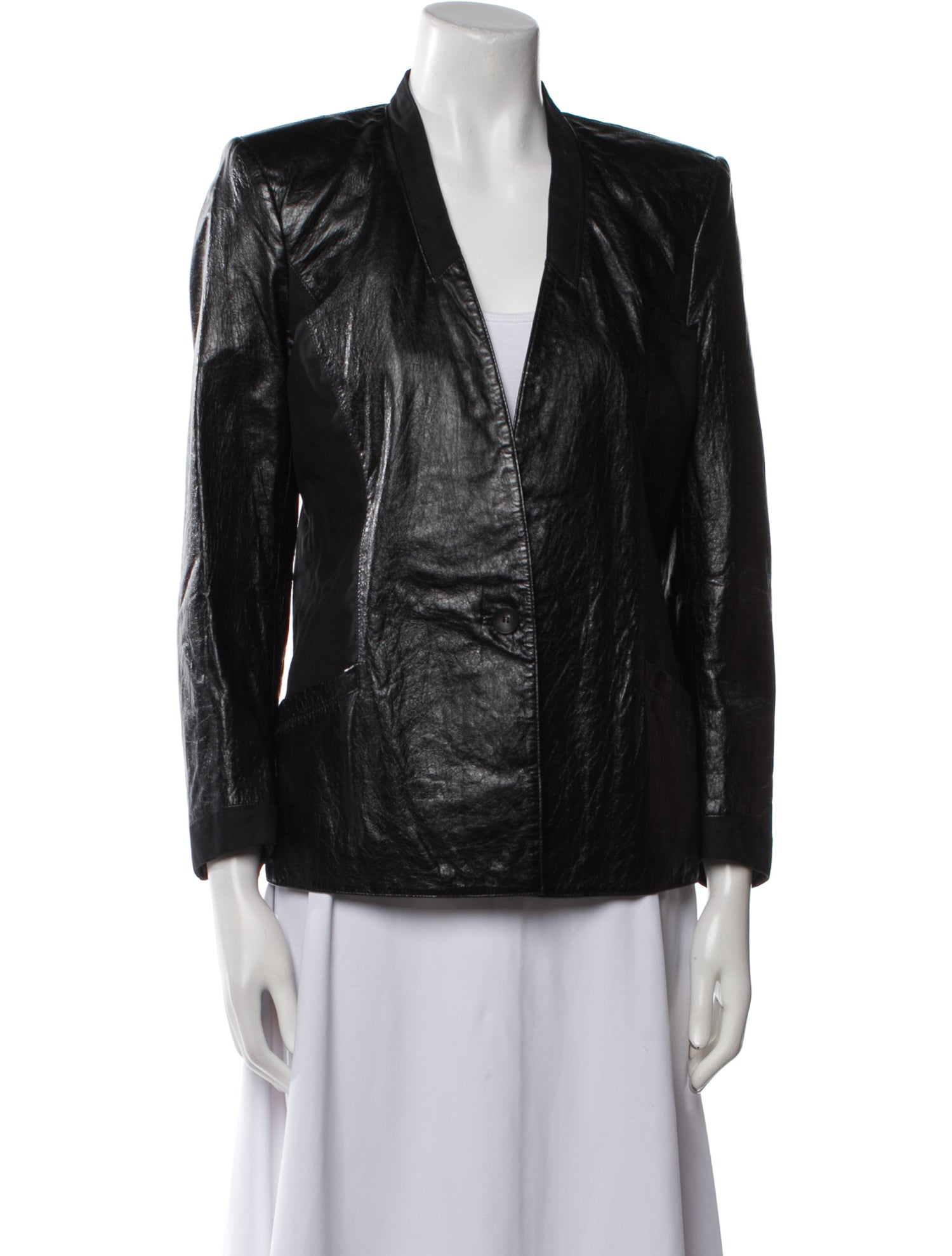 Helmut Lang Leather Blazer