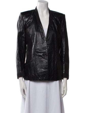 Helmut Lang Leather Blazer