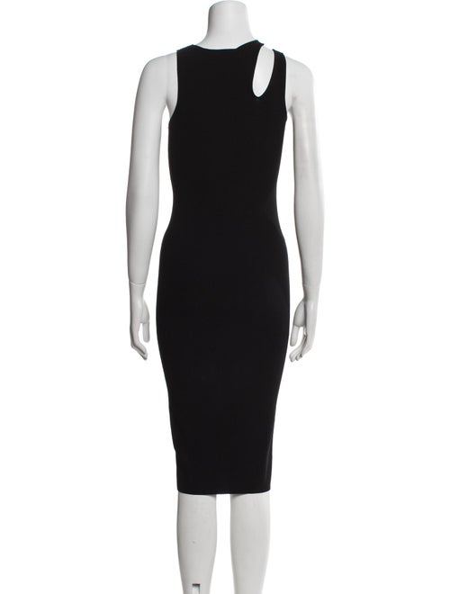 Helmut Lang Scoop Neck Midi Length Dress