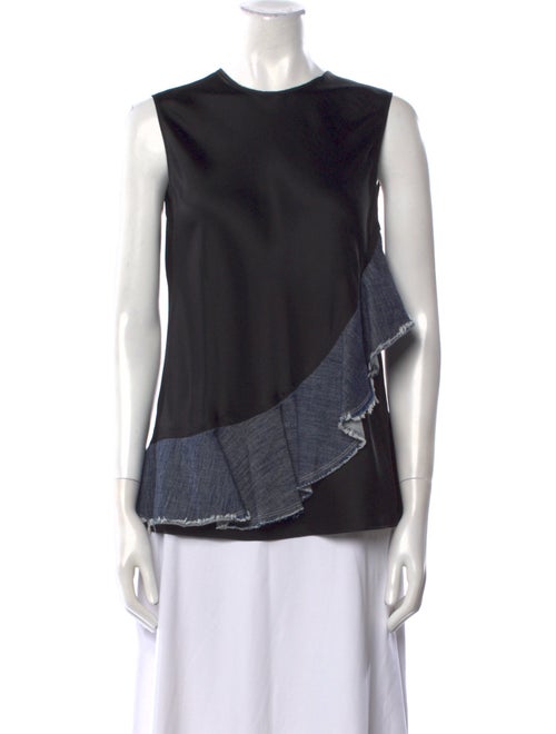 Helmut Lang Crew Neck Sleeveless Top