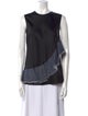 Helmut Lang Crew Neck Sleeveless Top